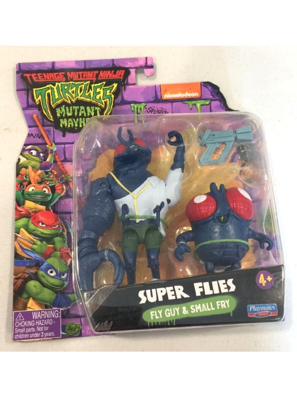 Teenage Mutant Ninja Turtle Mutant Mayhem SUPER FLIES Fly Guy & Small Fry Charac